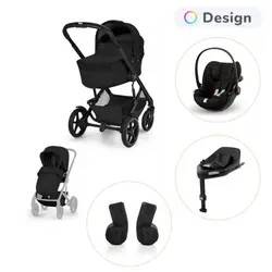 Cybex Talos S Lux Inkl. Foldbar Liggedel, Cloud G3 Og Base G3 - Moon Black
