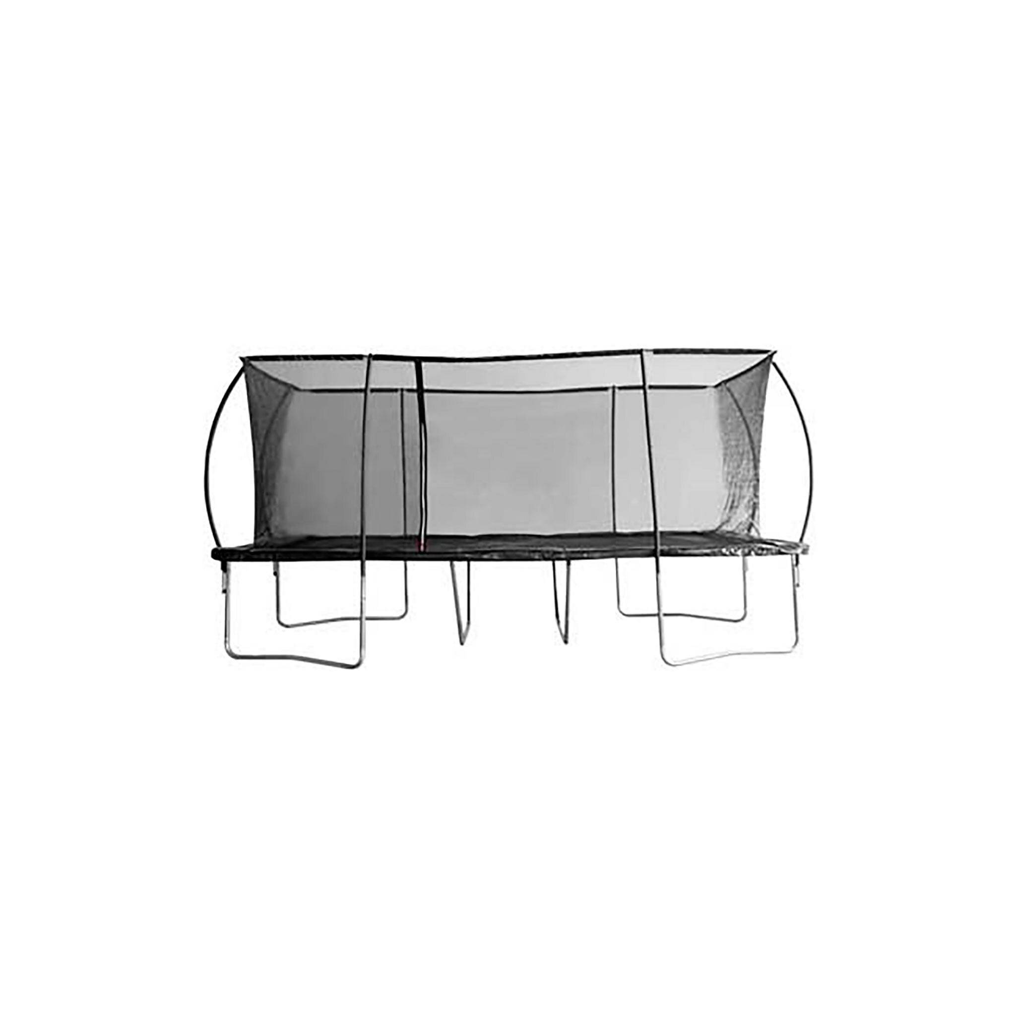 Gymsport Firkantet trampolin Advance, 5,2x3m, sort.