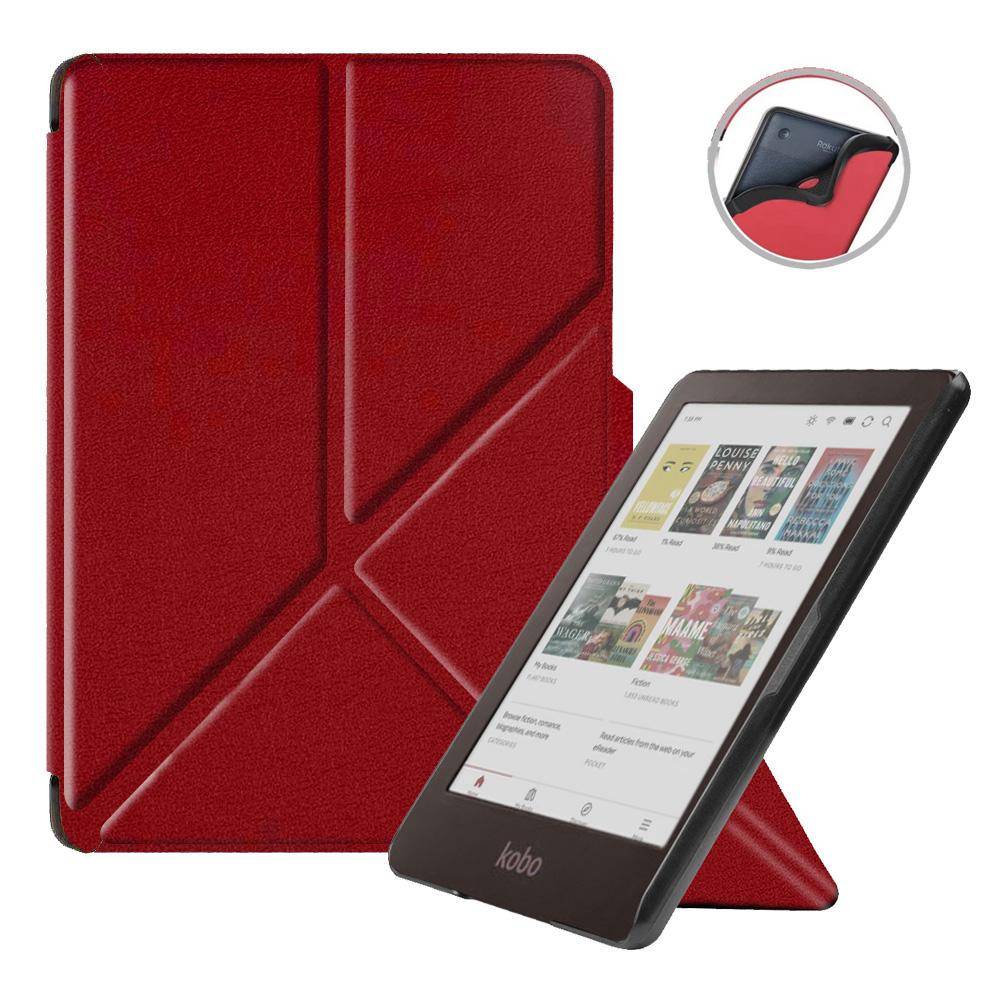 Fodral för Kobo Clara Colour ( Släpp, Modell N367) - Lätt PU-läder Sömnskydd för Kobo N367 Fodral Automatisk Sömn/Vakna mörkblå färg