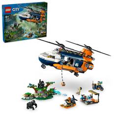 60437 L’hélicoptère de l’explorateur de la jungle au camp de base LEGO® City