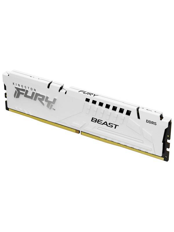 Kingston FURY Beast DDR5-6000 - 32GB - CL30 - Single Channel (1 pcs) - AMD EXPO & Intel XMP - Hvid