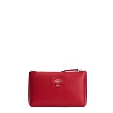 Necessär solaio grained calf melograno