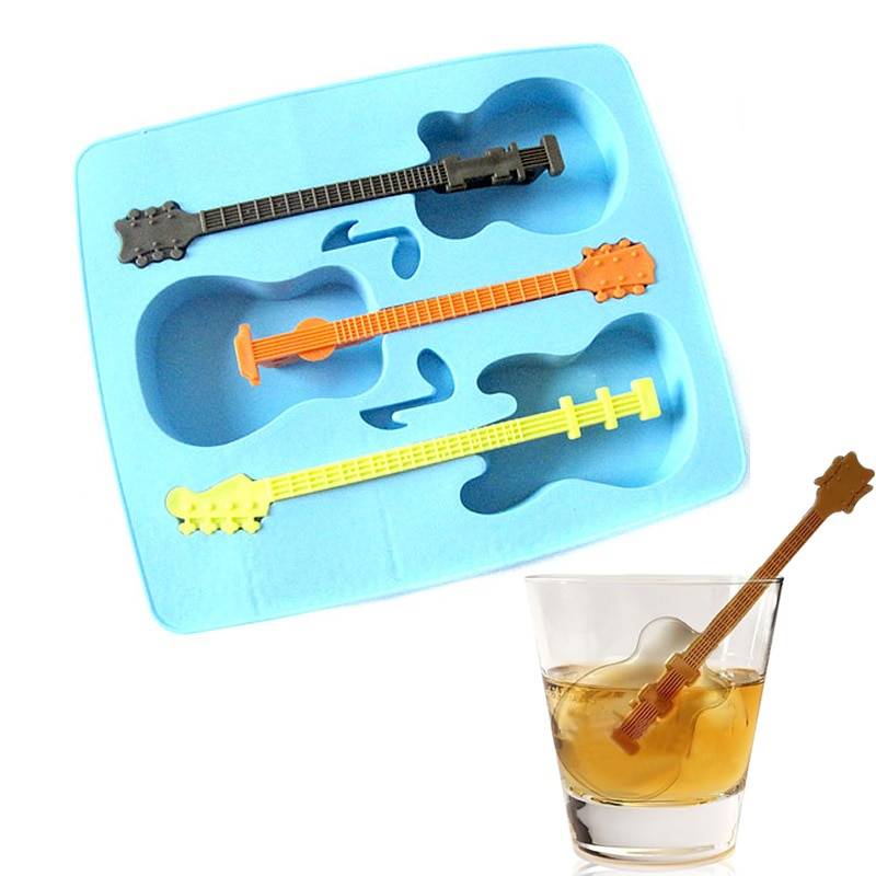 Is gitarr nyhet isbricka och kub sommar isform dricka verktyg bricka form gör