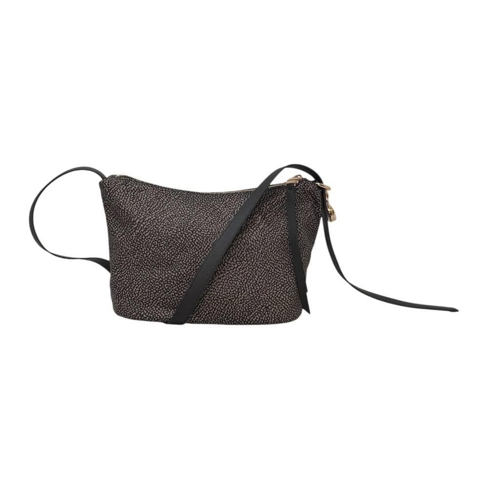 Borbonese Borsa Crossover Small - Tasker - Dame - Grå - ONE SIZE - Uld
