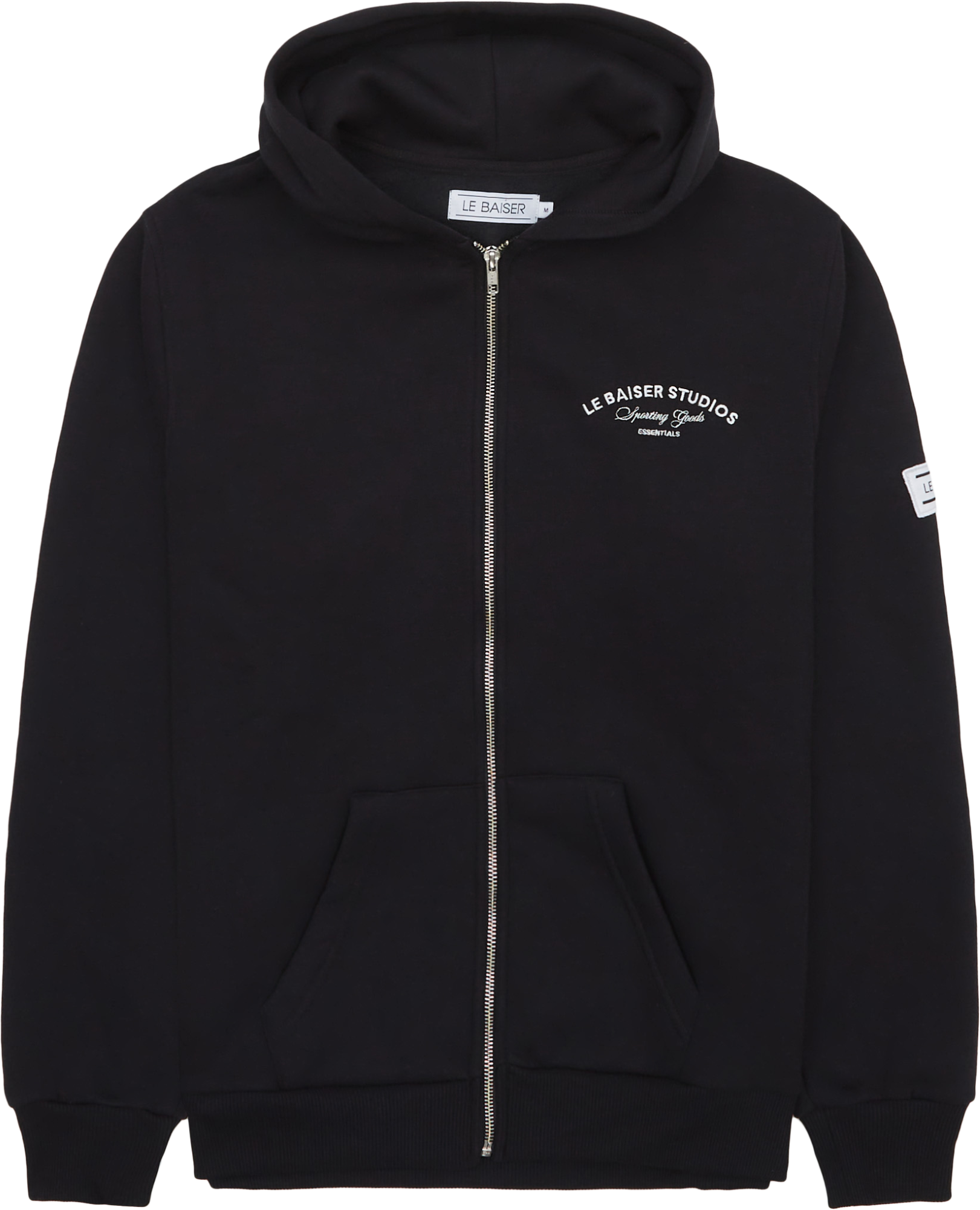 Le Baiser Lappe Hoodie Loose fit - Sort - M.