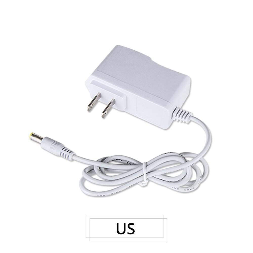 Dc 12v strömförsörjningsadapter laddare transformator ingång ac 100-240 v till utgång dc 12v 1a 2a 12w 24w för led-strip ljus - Us plugg / 2a