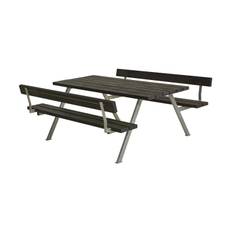 Alpha Bord/Bænkesæt m/2 ryglæn - Picnicbord