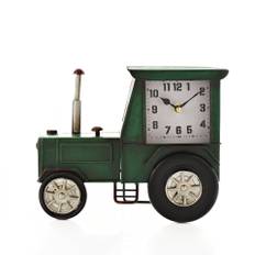 Hometime Mantel Clock - Dark Green Tractor One Size grön
