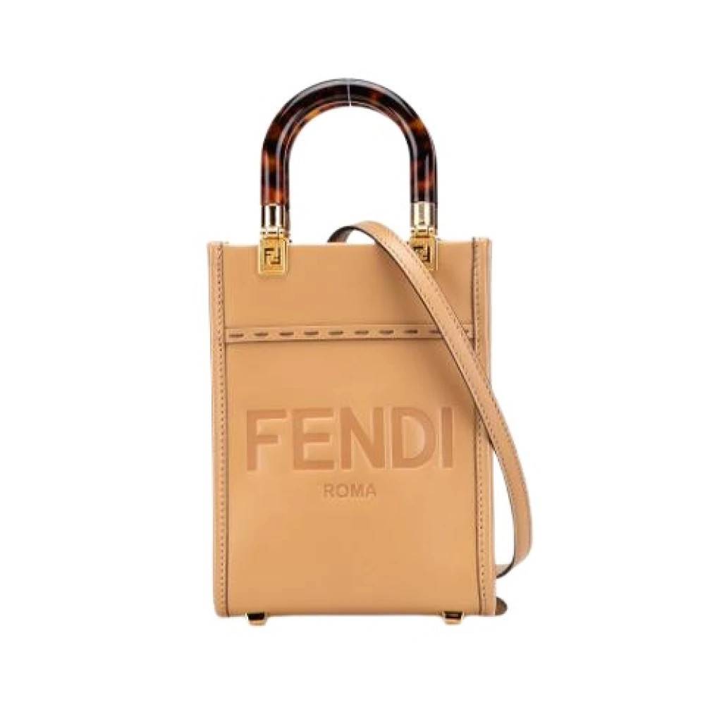 Fendi Vintage - Pre-owned Mini Sunshine Shopper Vintage - Dam - ONE Size - Läder
