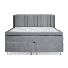 Drömvik Joluma Sängpaket Fast 160x200 cm - (+Fler val) Grå Kontinentalsäng Rosa