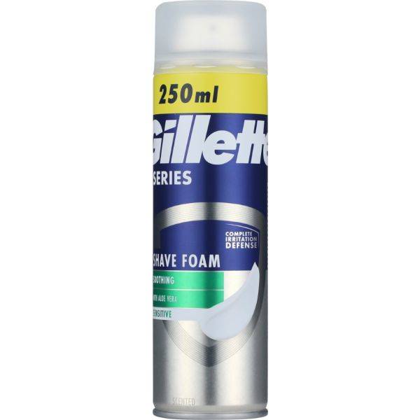 Gillette Barberskum Sensitive Skin 250 ml