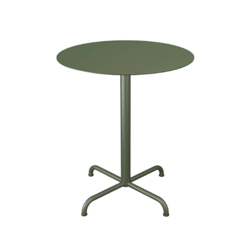 HOUE PICO Café Table Star Base Trädgårdsbord Olive Green Ø64 cm