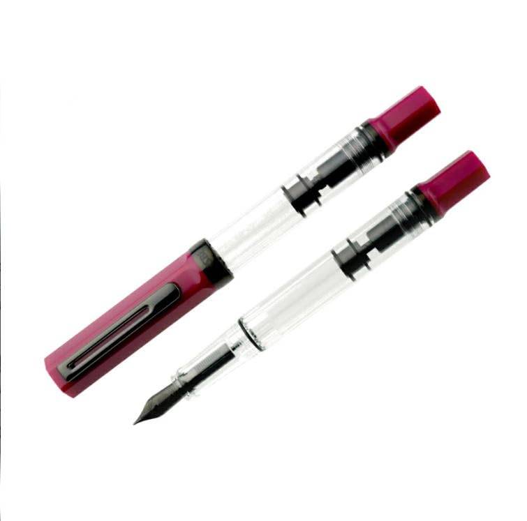 TWSBI Eco Plum Fountain Pen with/O BT Inlet, Bold Nib, TW020049