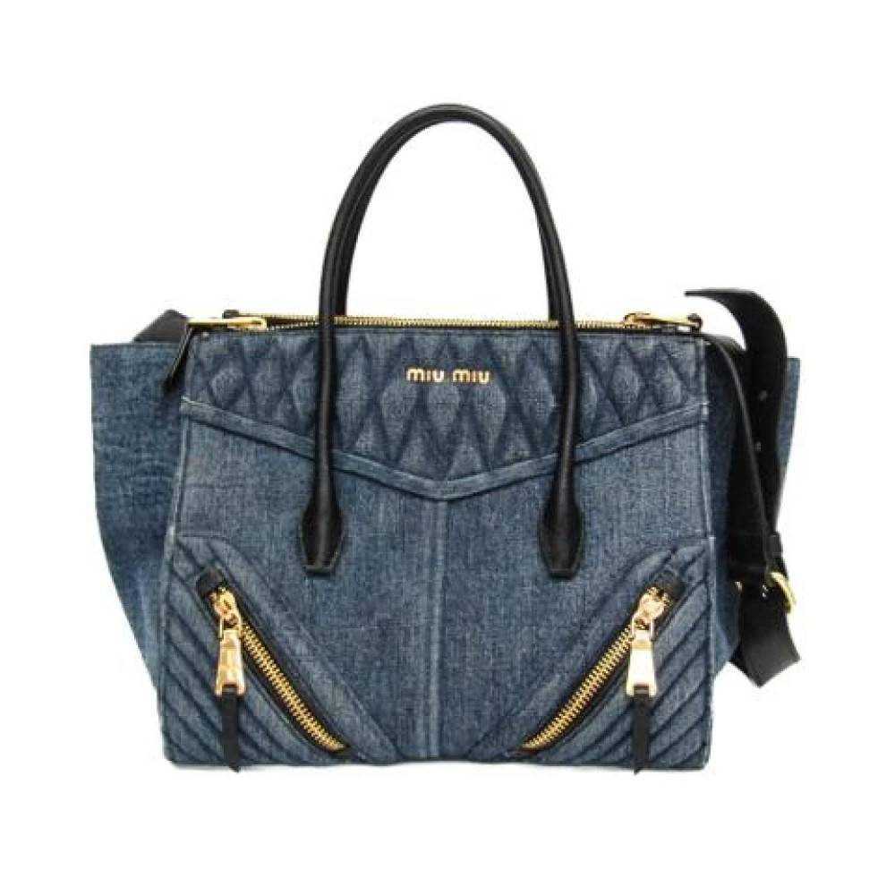 Miu Miu Pre-owned - Pre-owned Rn1032 Biker Handväska Vintage - Dam - ONE Size - Läder