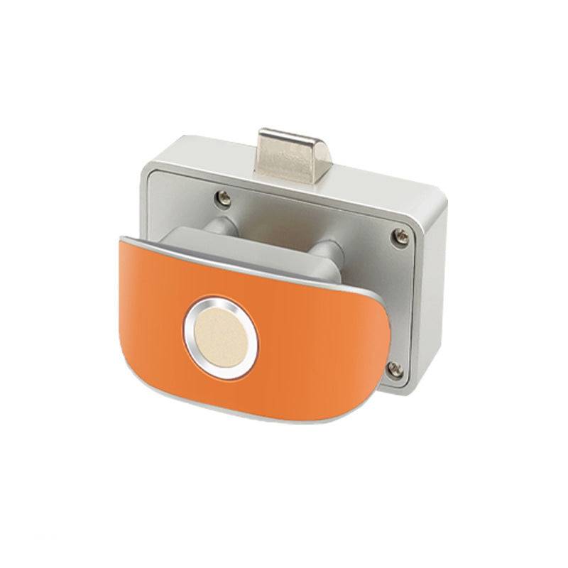 Smart Drawer Cabinet Handl-free Fingerprint Lock Home Office Bluetooth Remote - Orange / USB