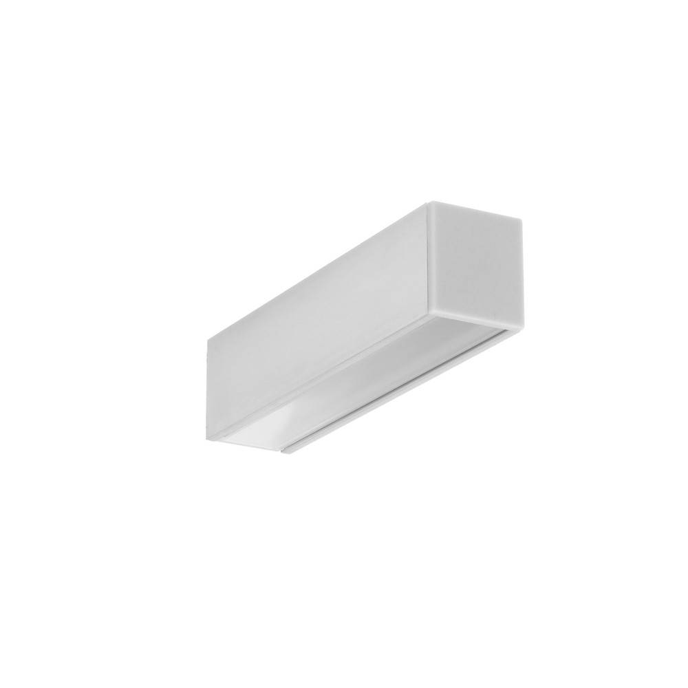 2m aluprofil LINEA20 EE7F/TY - Ubehandlet aluminium, påbygning, LED skinne