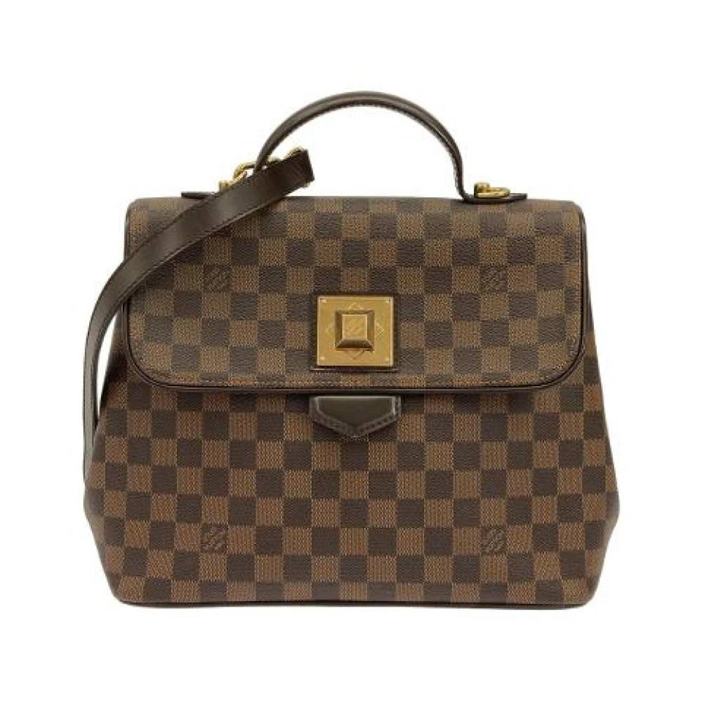 Louis Vuitton Vintage Pre-owned Damier Bergamo Taske - Vintage - Dame - Brun - ONE SIZE - Uld