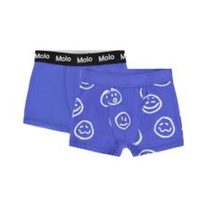Molo GOTS Justin 2-pack Boxershorts Moon Moods Blue | Blå | 110/116 cm