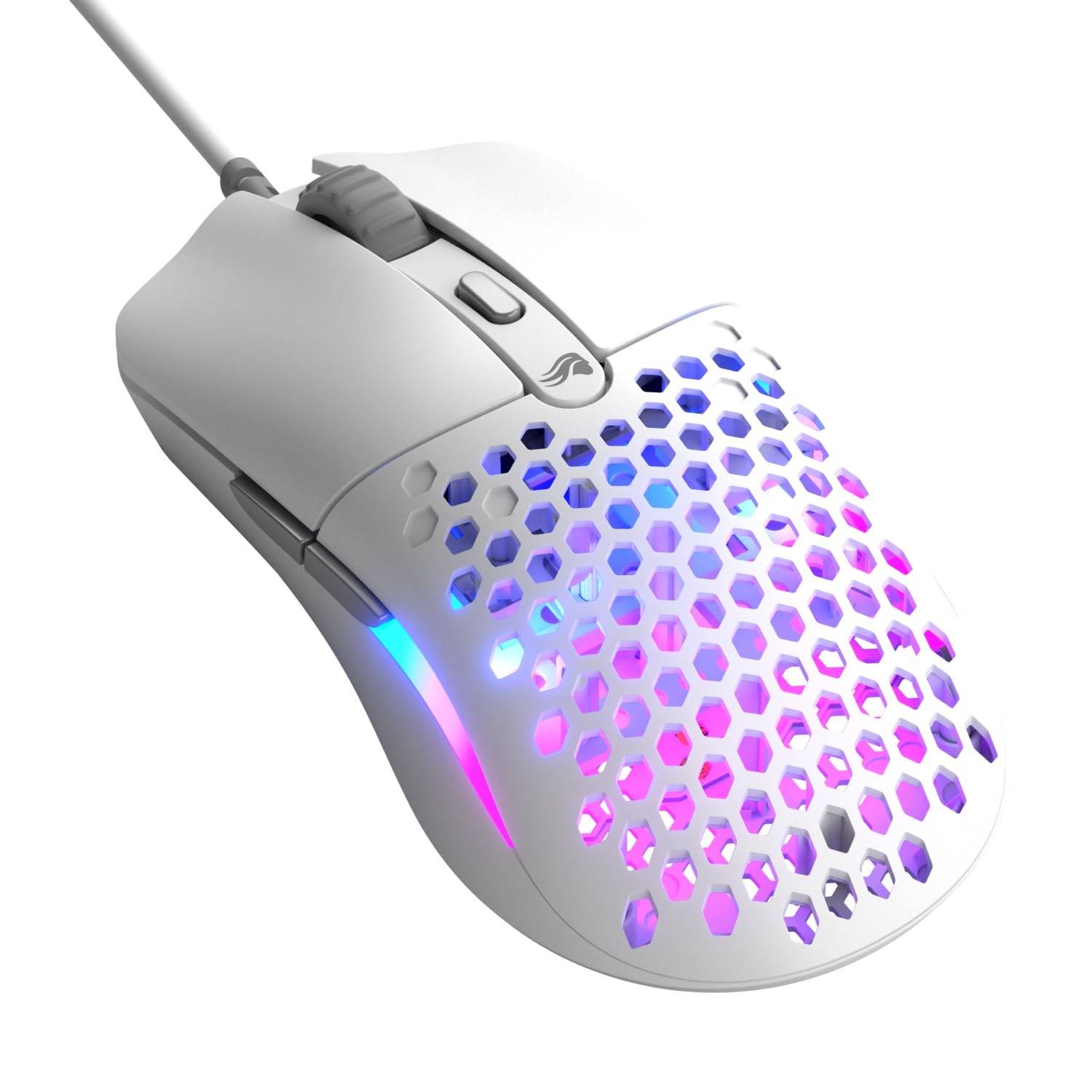 Glorious Model O Eternal Trådbunden Vit Lättviktig Trådbunden Gamingmus MS0760 GLO-OE-W-WHT vit