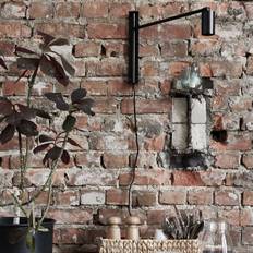 House Doctor - Wall lamp, Norm, Black Antique - L: 59 cm, W: 4 cm, H: 29 cm - l: 59 cm, w: 4 cm, h: 29 cm / Sort antik / Steel, pvc, plastic