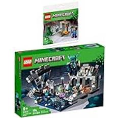 Lego Minecraft 2-pack: 21246 Den mörka djupa striden och 30672 Steve med en pandabebis