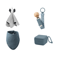 BIBS - Essentials Bundle - Sutteboks, Bandana, Suttesnor & Nusseklud - Klar til levering - Prismatch