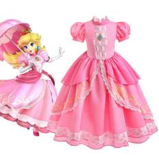 Princess Peach Kostume til Piger Fødselsdag Udklædning