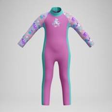Infant Girls' Learn to Swim All-in-one Sun Suit Pink