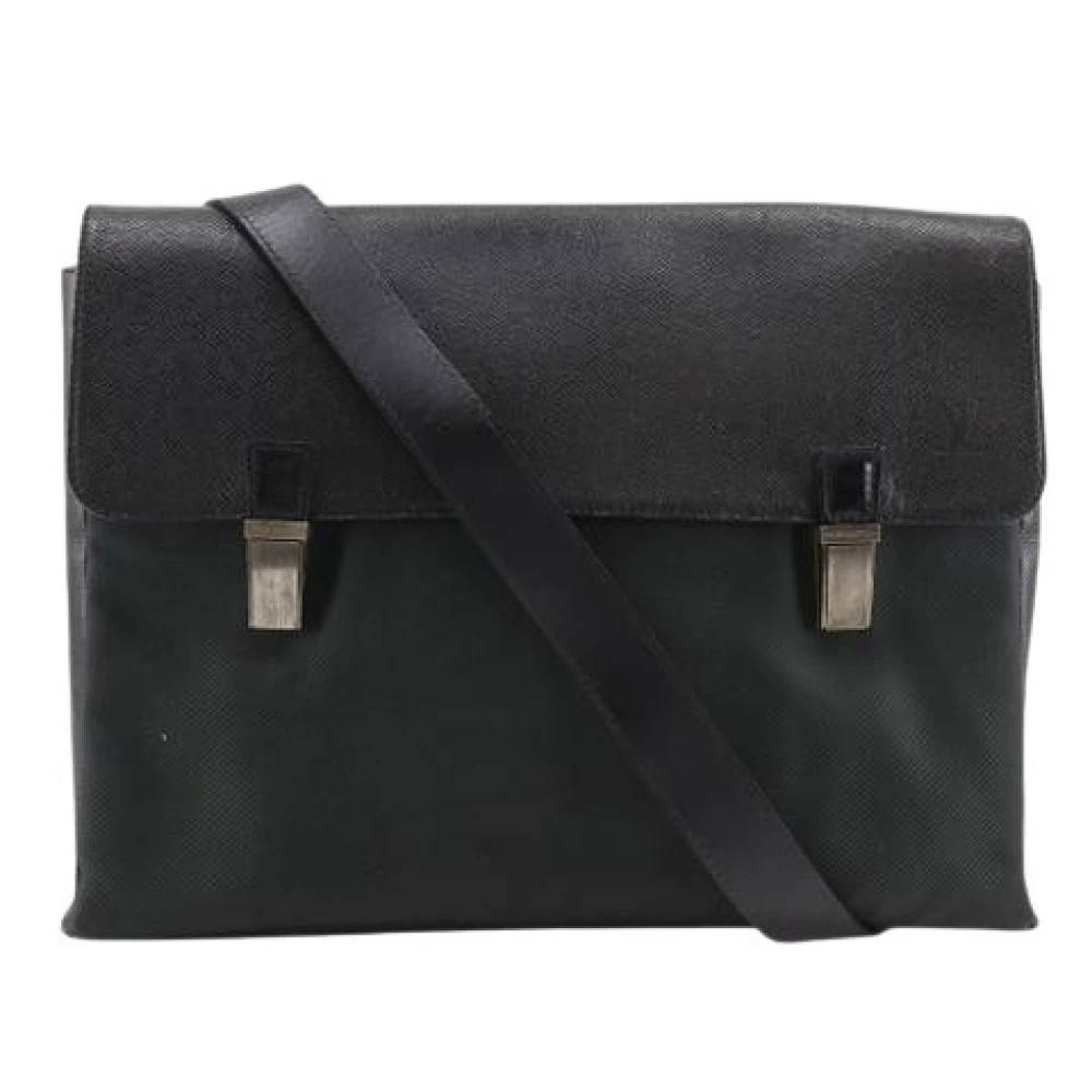Louis Vuitton Vintage - Pre-owned Taiga Läder Axelremsväska Vintage - Herr - ONE Size - Läder