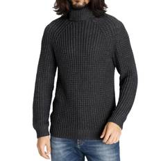 bruno banani Herren Strick-Pullover Rollkragen-Pullover stylischer Baumwoll-Pullover Winter-Pulli 24310527 Anthrazit