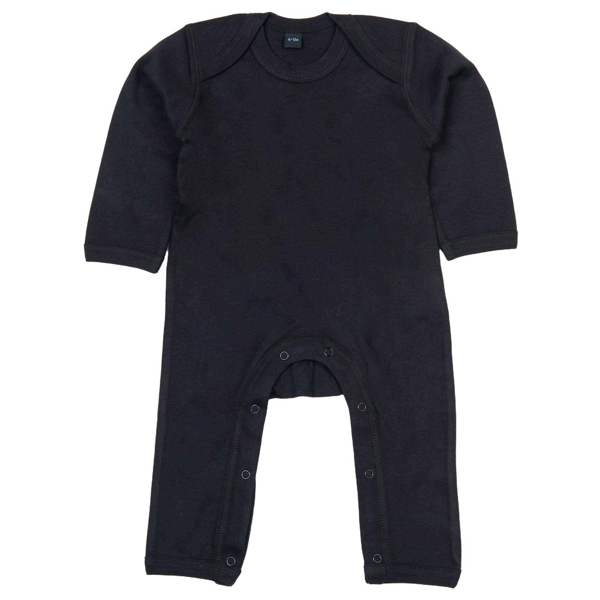 Babybugz Baby Långärmad Babygrow 12-18 svart