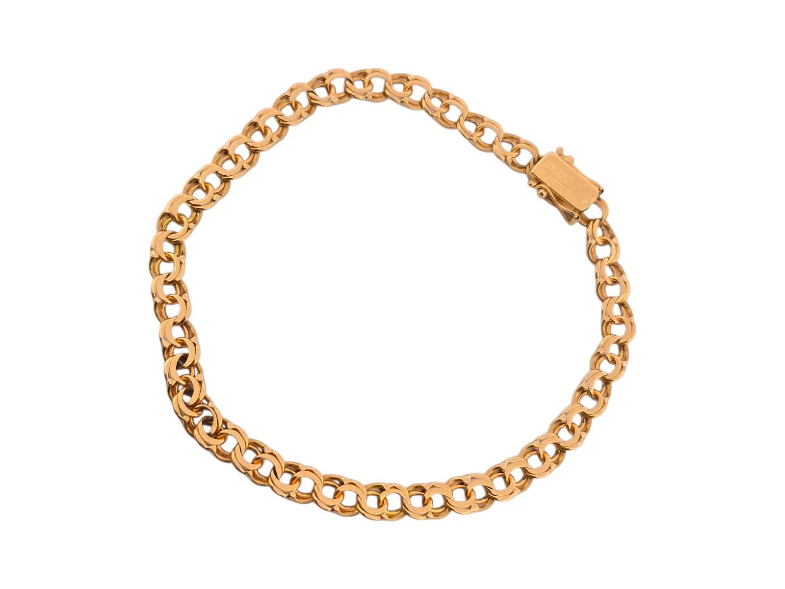 18K Bismarck armband 8,8 gram 20 cm