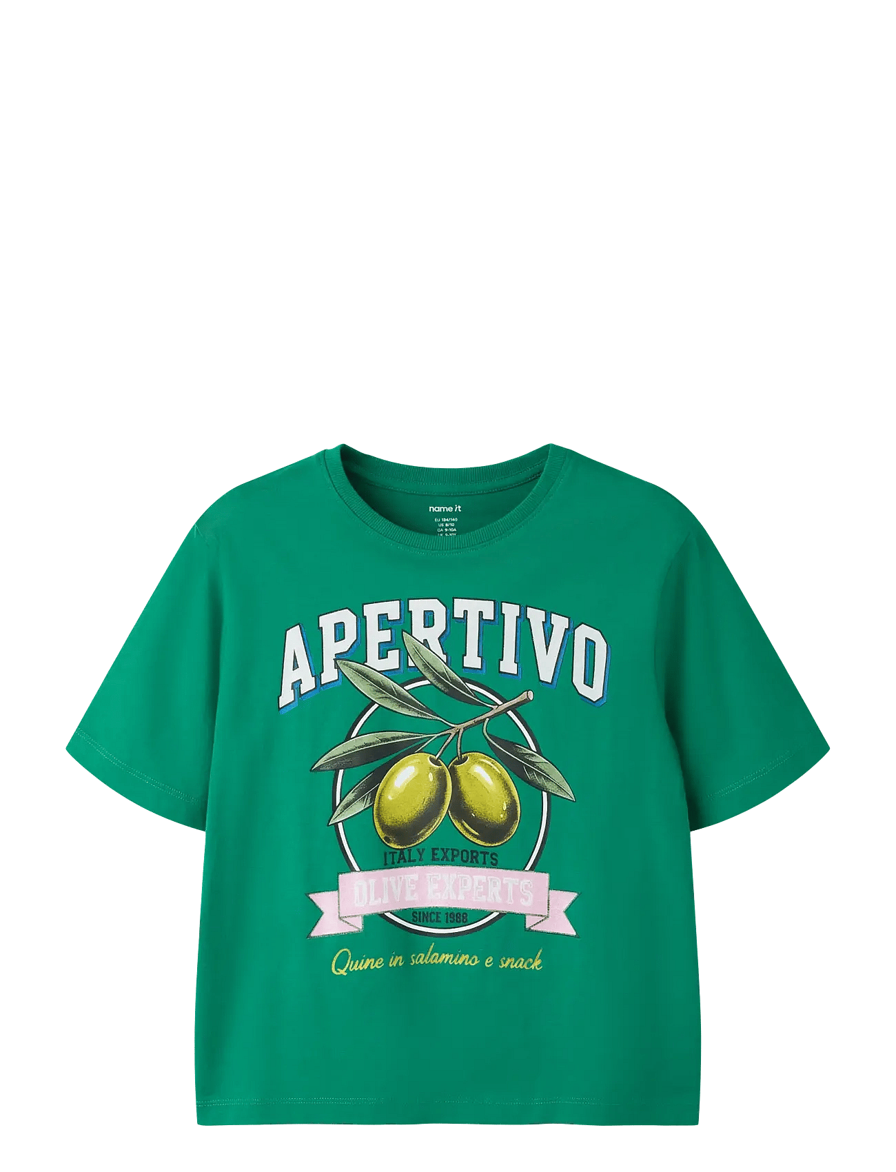 NAME IT Nkfhulina Ss Nreg Top | Green | 134-140