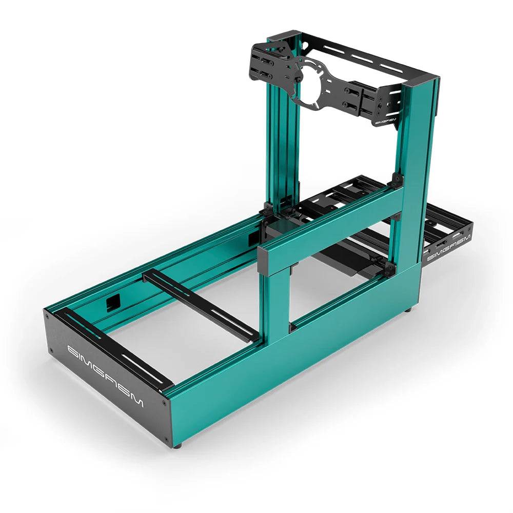 SIMGASM | Pro Aluminum Sim Racing Cockpit - Front Mount / Green