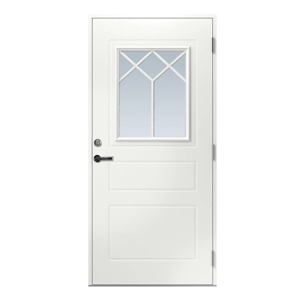 Ytterdörr Bryssel - med glas 8x20 Vänsterhängd