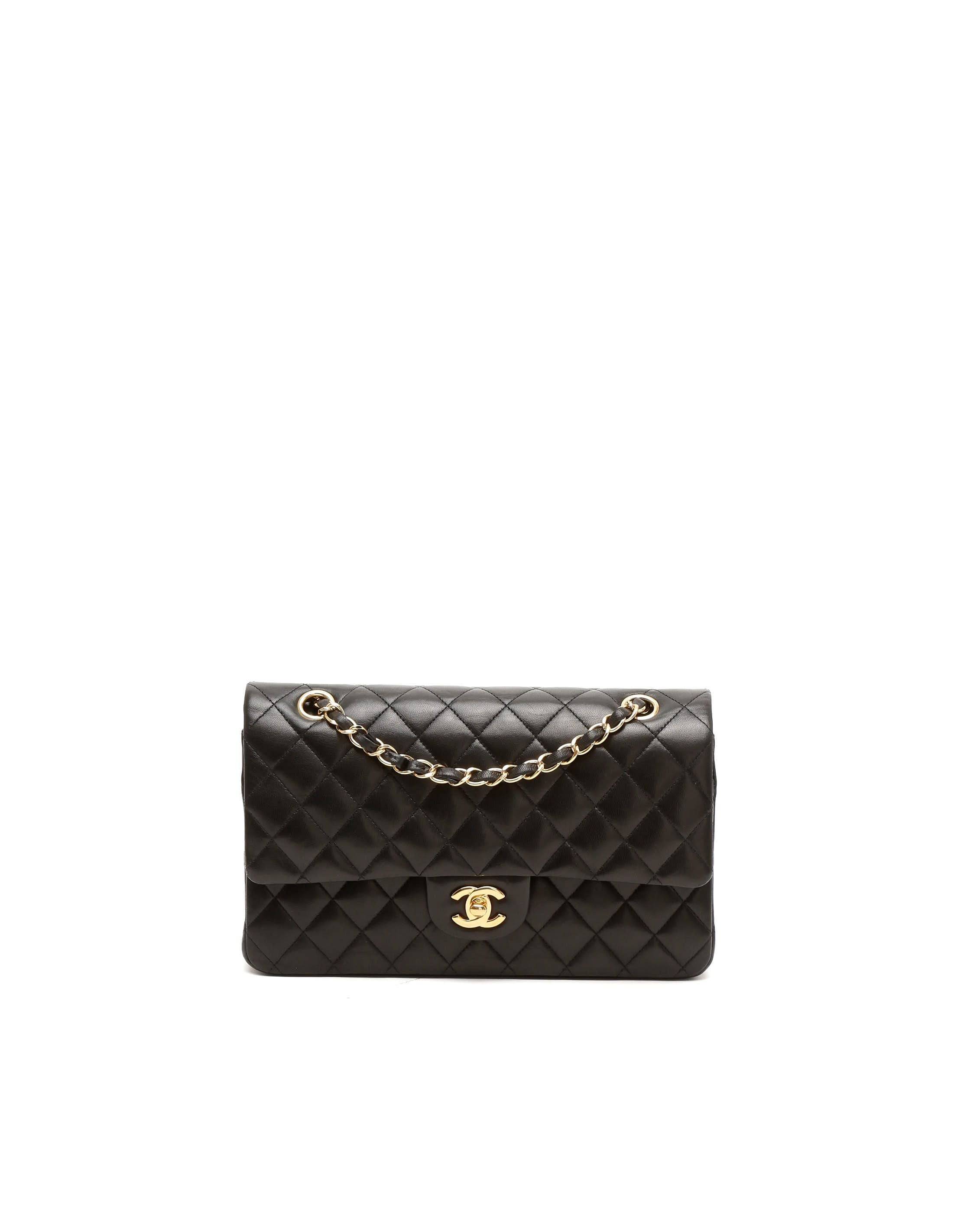 Chanel Classic Medium Double Flap Bag - Black - One Size
