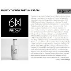 Friday Chic Gin Glas 6 styk