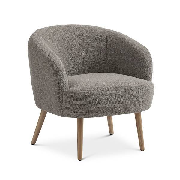 Erling Christensen Møbler Conrad lounge chair - Mushroom - Vista - Natur træ