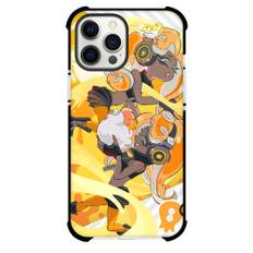 Splatoon Agent 8 Case For iPhone Samsung Galaxy Pixel OnePlus Vivo Xiaomi Asus Sony Motorola Nokia - Agent 8 Holding Chicken Yellow Background