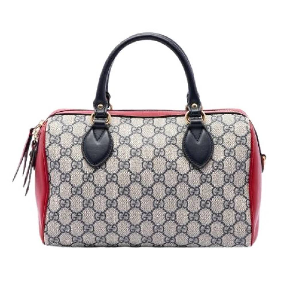 Gucci Vintage Pre-owned Satchel - Vintage - Dame - Beige - ONE SIZE - Læder