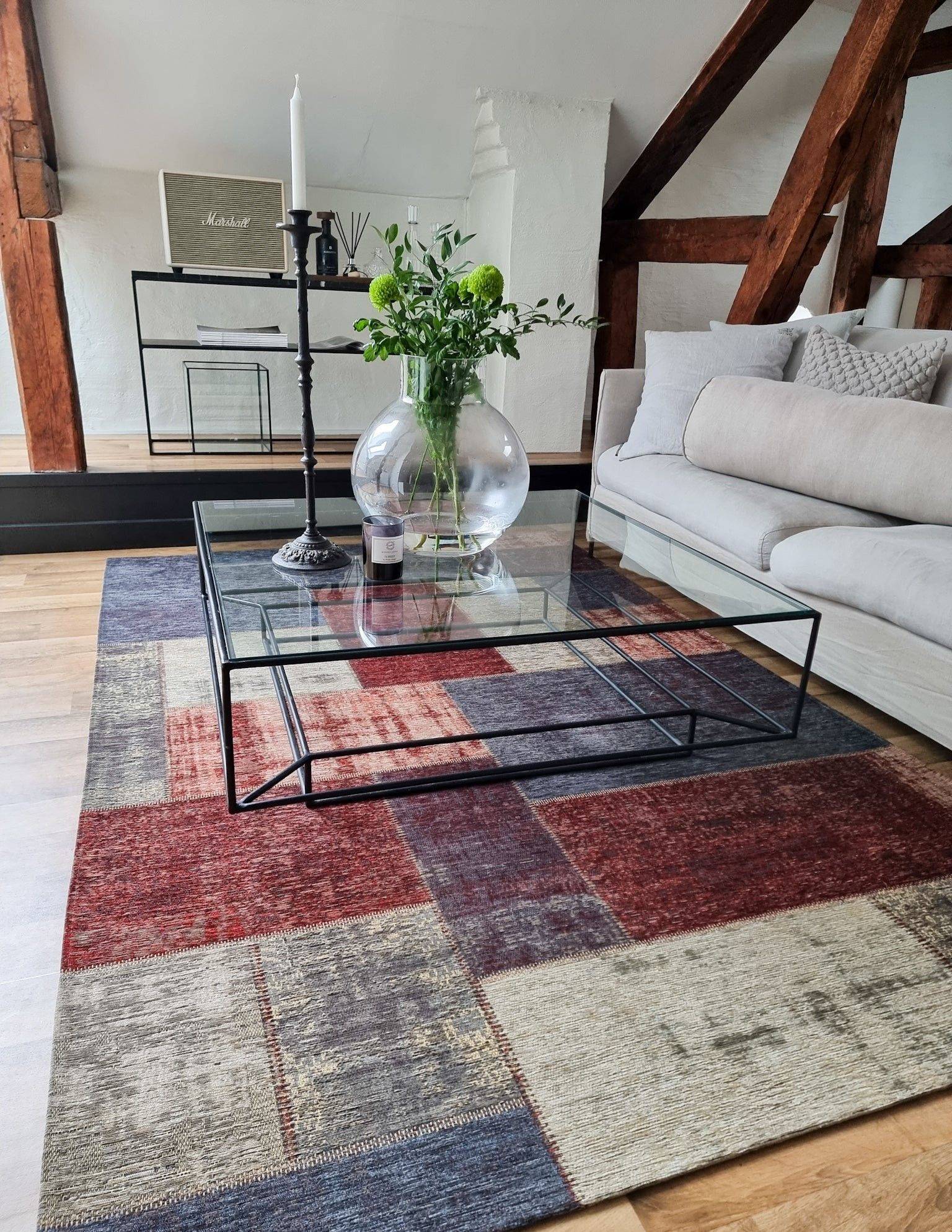 Chenille Carlucci - 80 x 350 cm - Caliente - (Tunn, Lättstädad) (80 x 350 cm)