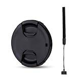 JJC 52mm Lens Cap Snap-on Camera Cap with Lens Cap Keeper for Fuji XC 15-45mm f3.5-5.6 for Canon EF-S 24mm f2.8 RF35mm F1.8 EF-M 18-55mm and Other Lenses with 5.2 47mm Filter Thread
