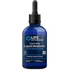 Fast-Acting Liquid Melatonin, Citrus-Vanilla - 59 ml.