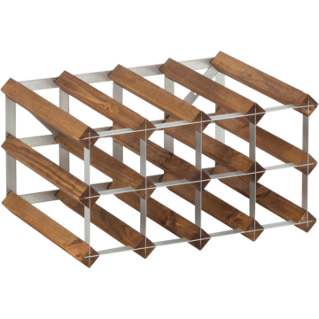 Vinställ Traditional Wine Rack Trä 12 flaskor