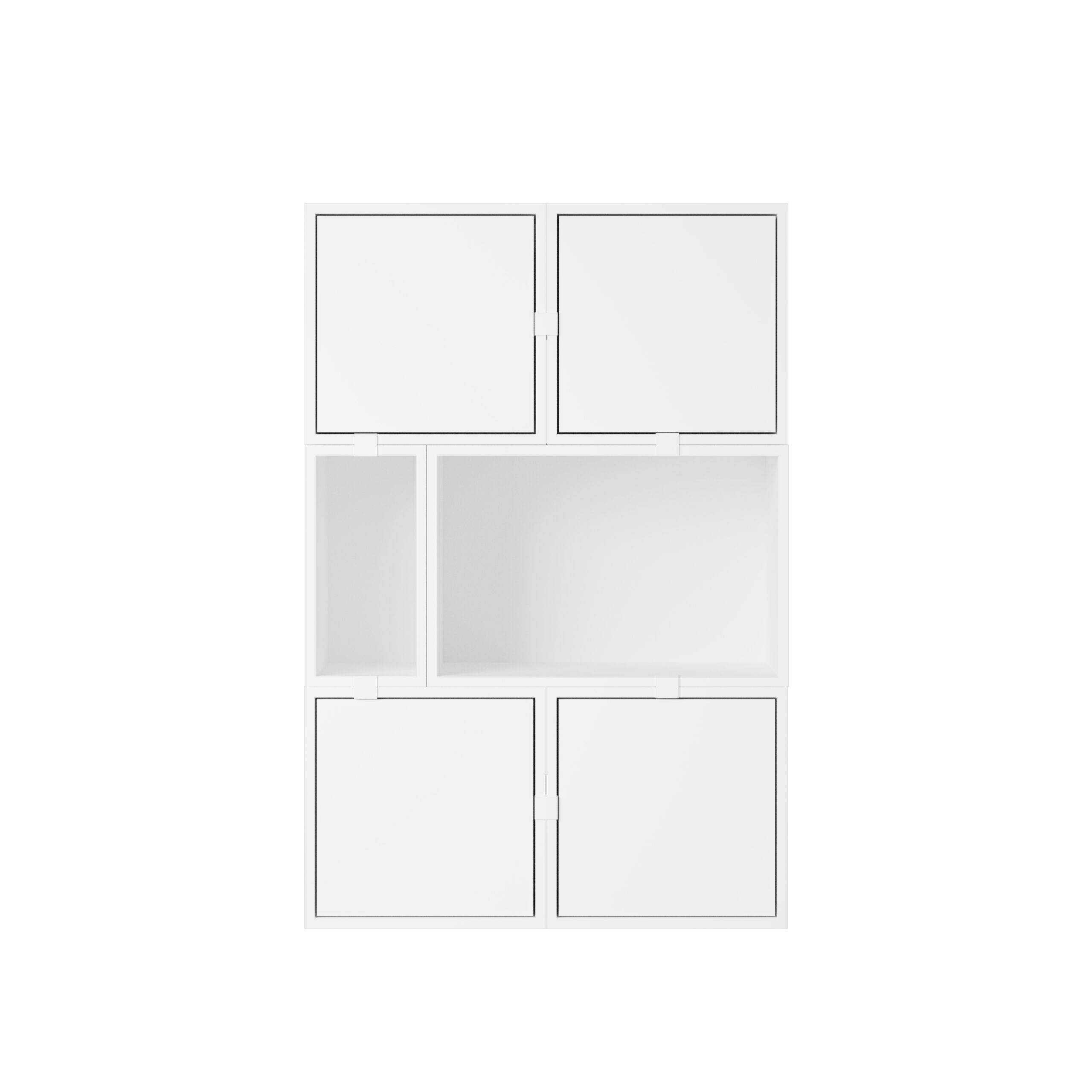 MUUTO - Stacked Opbevaringssystem Skænk 4, Hvid