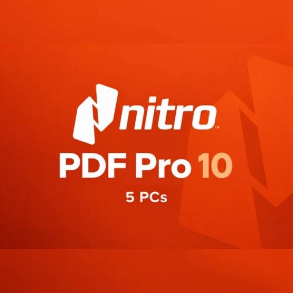 Nitro PDF Pro 10 (5 PCs) Key - GLOBAL