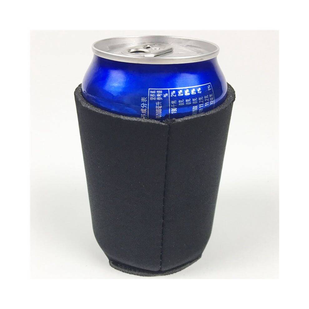40PCS Neoprene Beer Can Cooler Drink Cup Bottle Sleeve Insulator Wrap Cover New Black