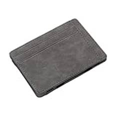 Magic Wallet | Money Clip | Card Holder | Cash Organizer Pu Leather Wallets Pocket Wallets Leather Card Wallet Men’s Wallet Magic Money Holder Cash and Card Organizer Pocket Wallets with Clip