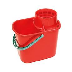 Activa Pro moppespand med vrider 14 L Rød