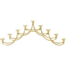 Georg Jensen Harmony Menorah-lysestage H14,2 cm, Guldbelagt